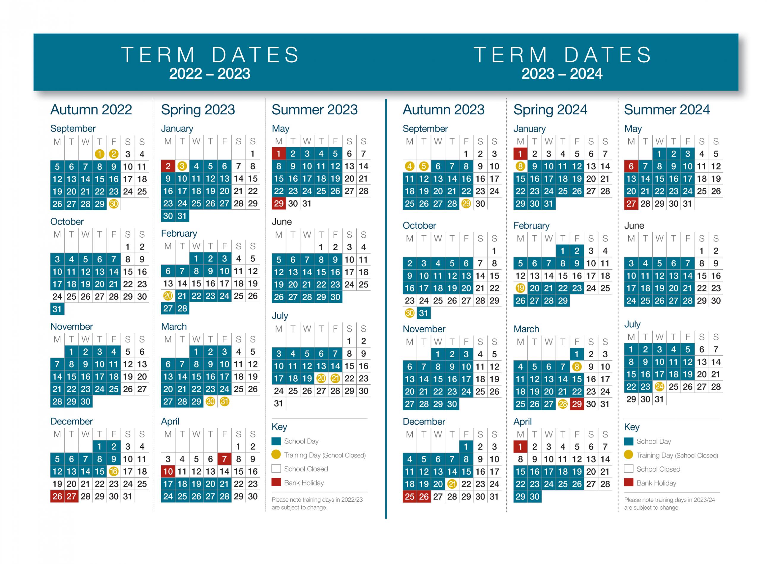 Term Dates 22-23 and 23-24